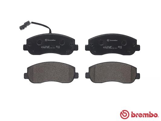 BREMBO BREP68062 fékbetét készlet, tárcsafék