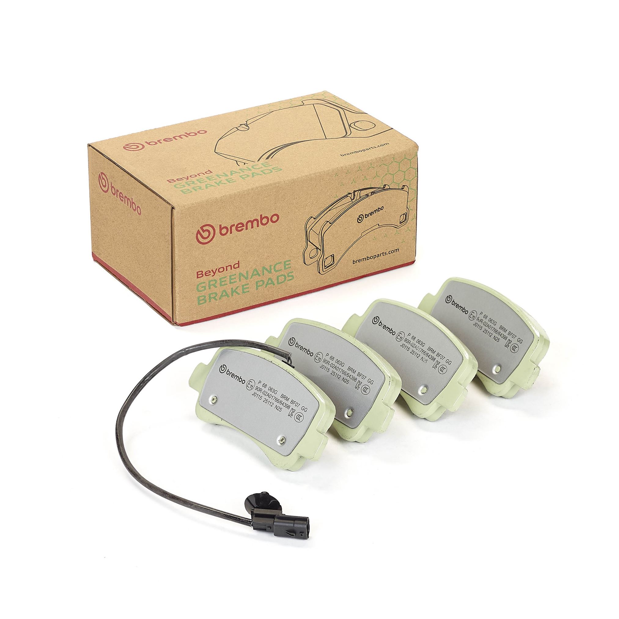 BREMBO BREP68063G KLOCKI HAMULCOWE