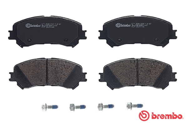 BREMBO BREP68067 fékbetét készlet, tárcsafék