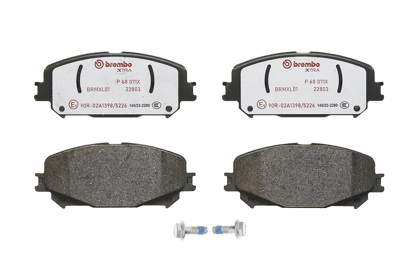BREMBO BREP68071X fékbetét készlet, tárcsafék