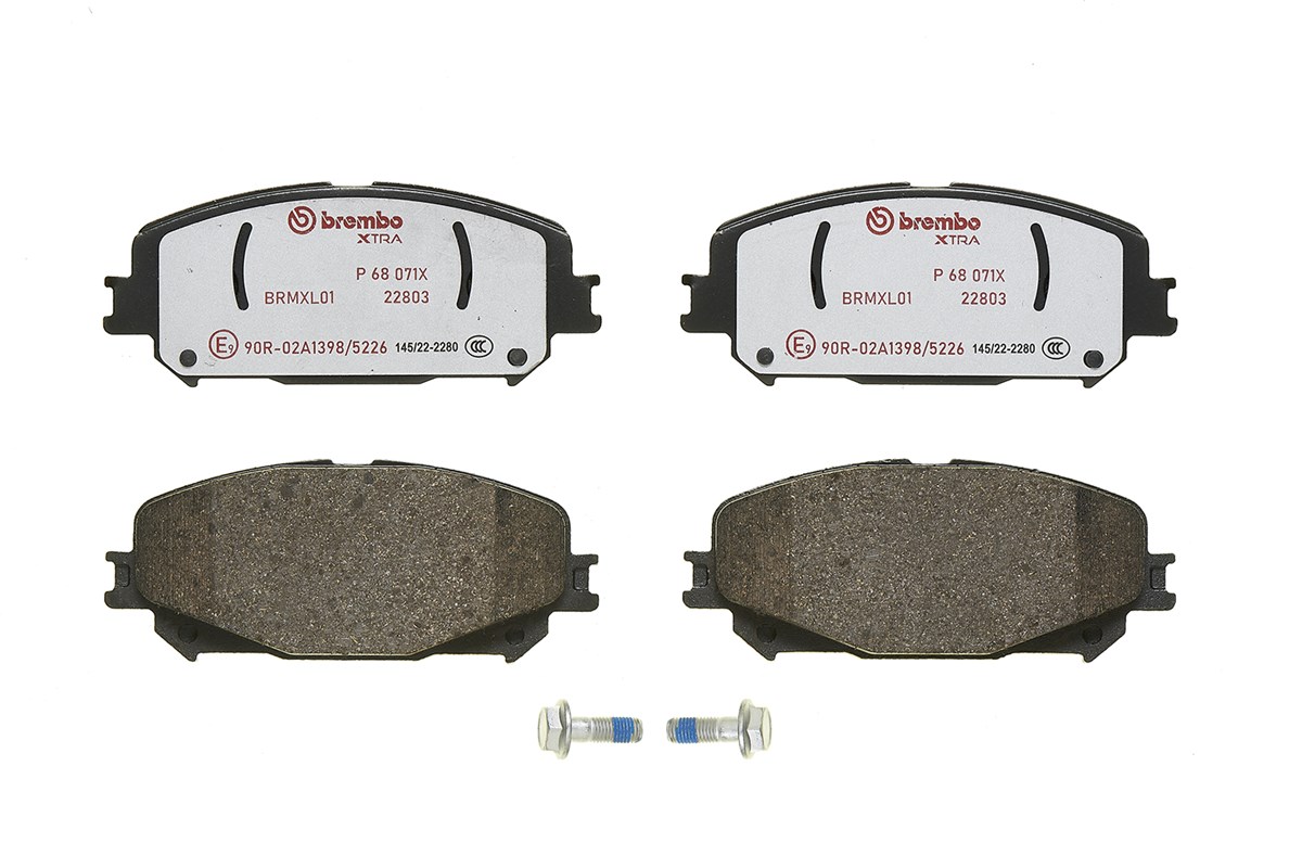 BREMBO BREP68071X fékbetét készlet, tárcsafék