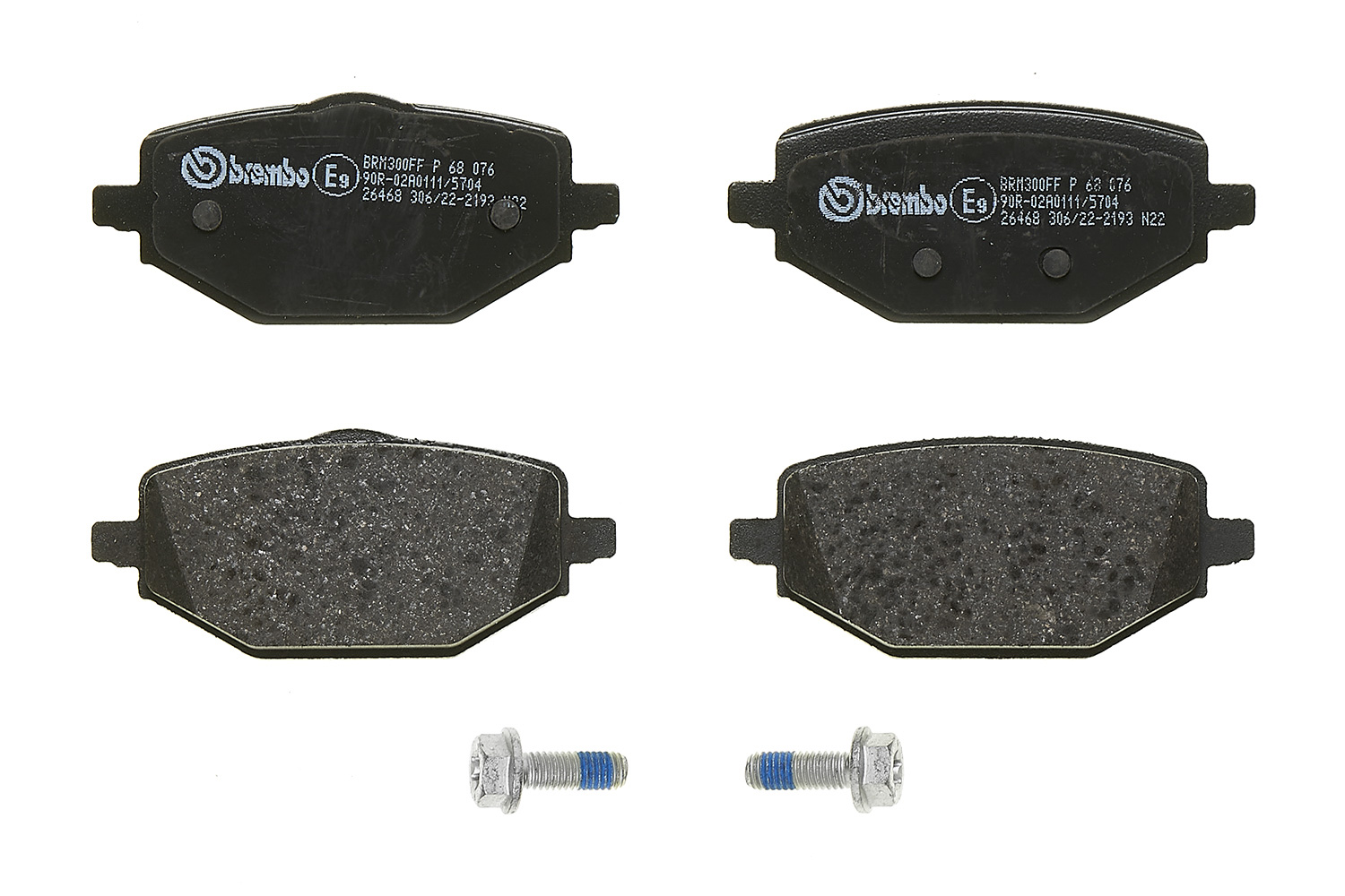 BREMBO BREP68076 fékbetét készlet, tárcsafék