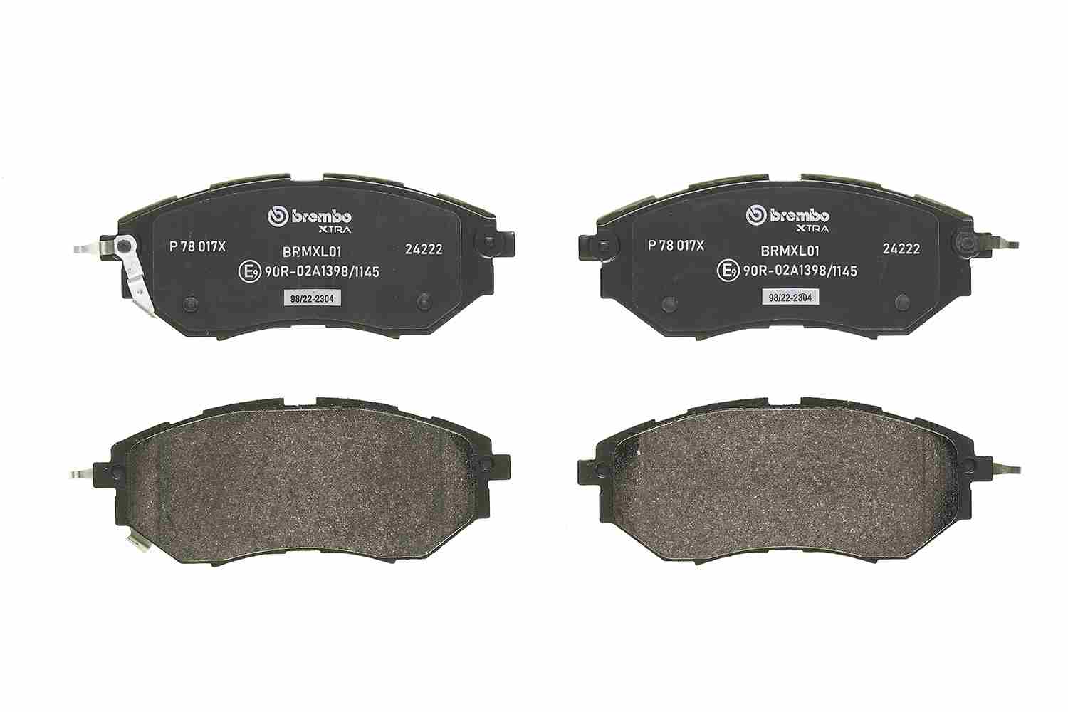 BREMBO  fékbetét készlet, tárcsafék