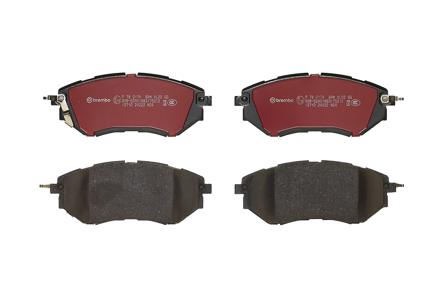 BREMBO  fékbetét készlet, tárcsafék