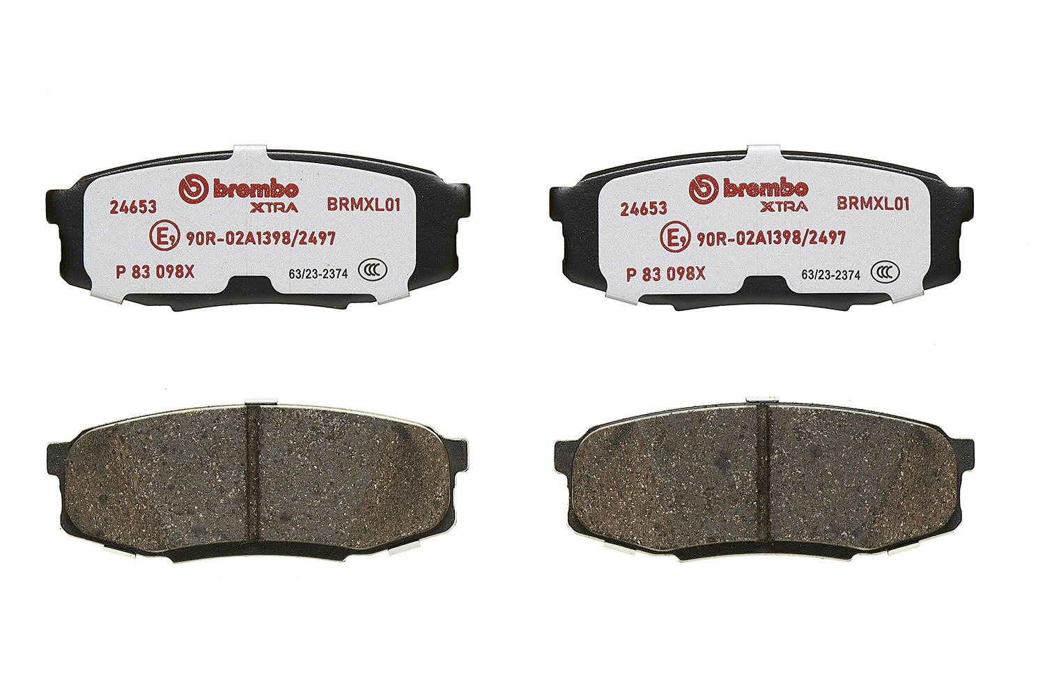 BREMBO BREP83098X fékbetét készlet, tárcsafék