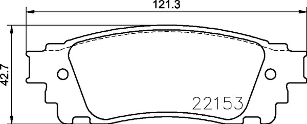 BREMBO BREP83166 fékbetét készlet, tárcsafék