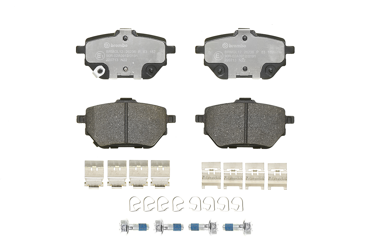 BREMBO BREP83182 fékbetét készlet, tárcsafék