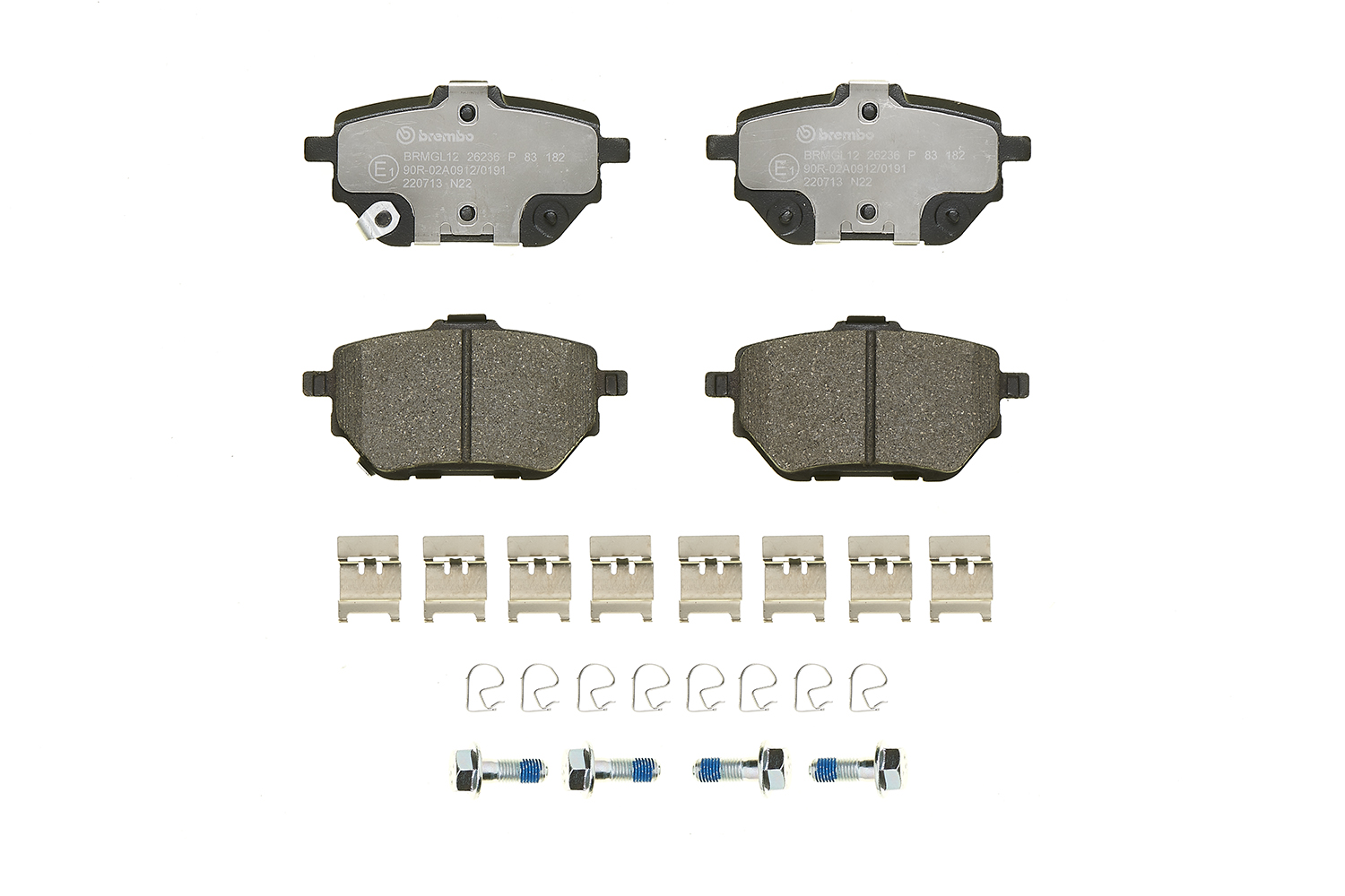 BREMBO BREP83182 fékbetét készlet, tárcsafék