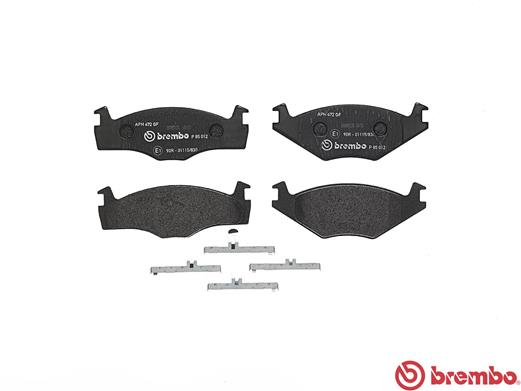 BREMBO 1001063315 P85012 - Fékbetét készlet