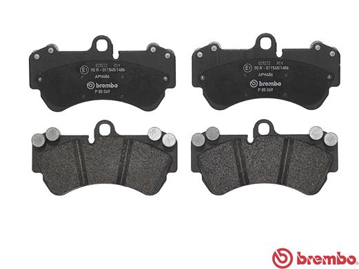 BREMBO P85069 Fékbetét készlet, tárcsafék