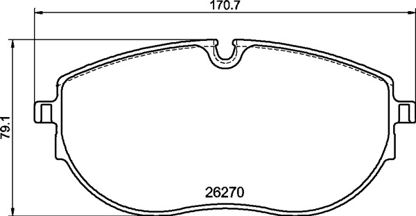 BREMBO BREP85188 fékbetét készlet, tárcsafék