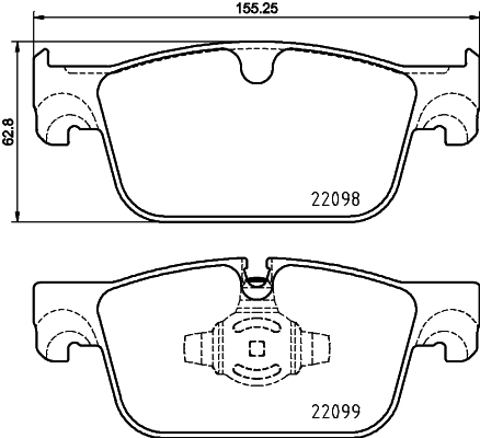 BREMBO P 86 028 FĂŠkbetĂŠt kĂŠszlet, tĂĄrcsafĂŠk