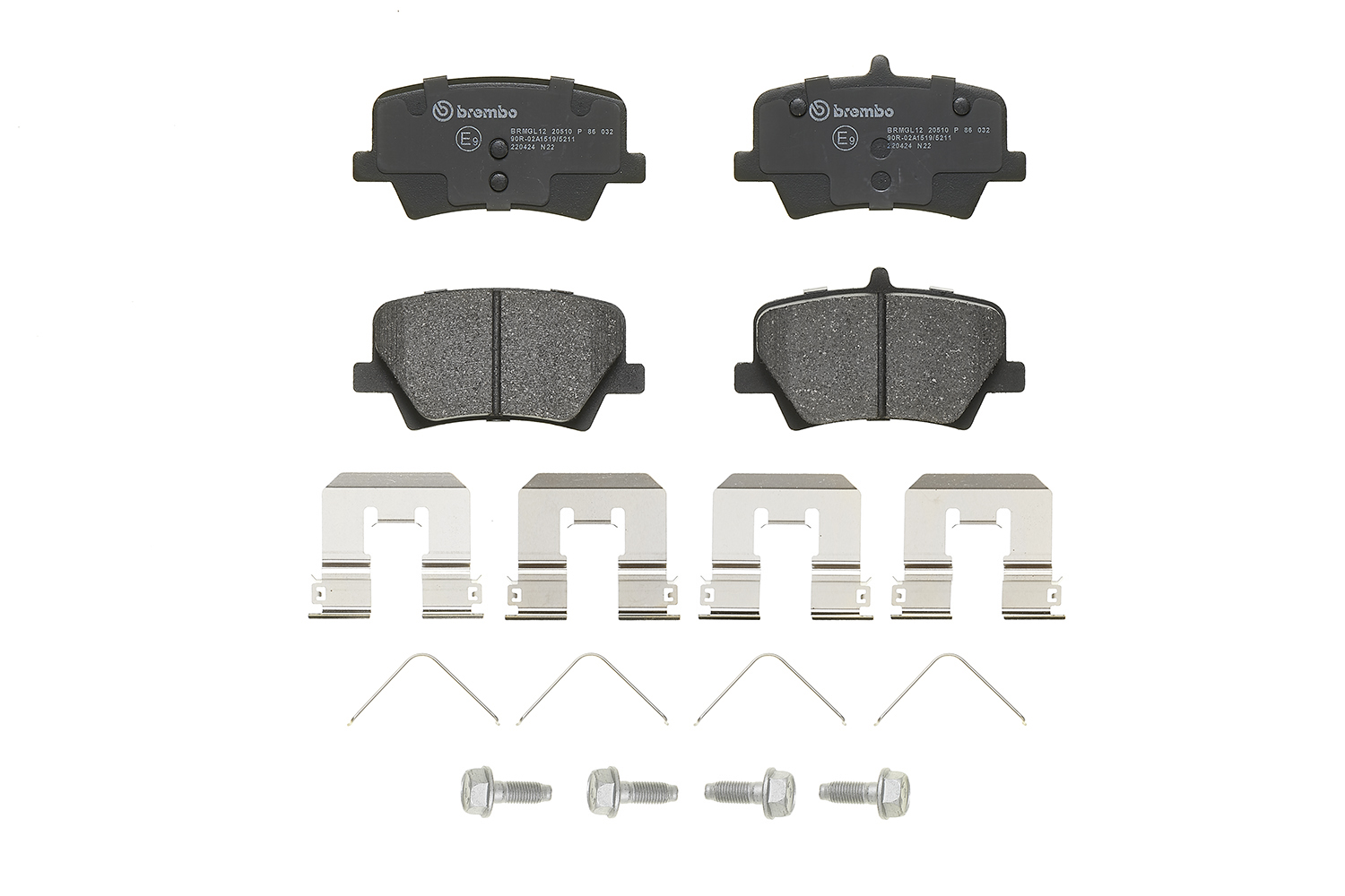 BREMBO 1001931664 P86032 - HÁTSÓ FÉKBETÉT KÉSZLET