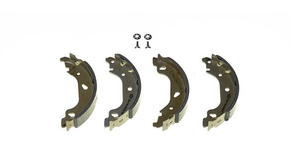 BREMBO BRES 23 551 Fékpofakészlet kézifékhez, rögzítőfékhez, dobfékhez