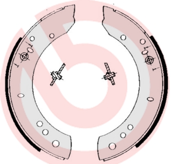 BREMBO BRES44502 fékpofakészlet