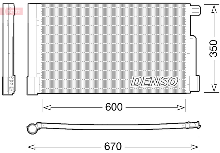 DENSO DENDCN01004 kondenzátor, klíma