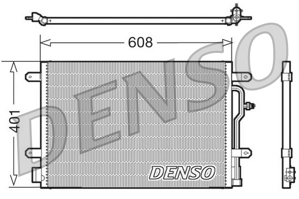 DENSO DENDCN02011 kondenzátor, klíma