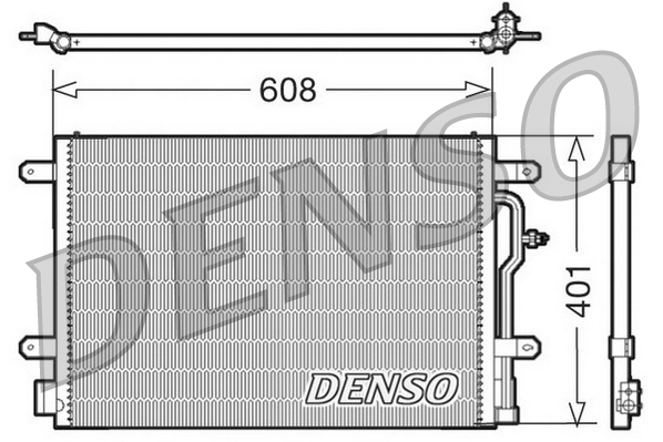DENSO DENDCN02012 kondenzátor, klíma