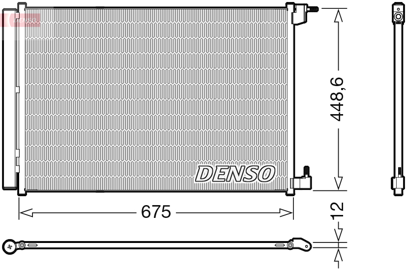 DENSO DENDCN17060 kondenzátor, klíma