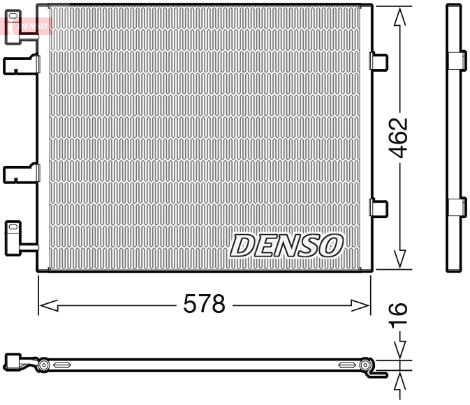 DENSO DENDCN20041 kondenzátor, klíma