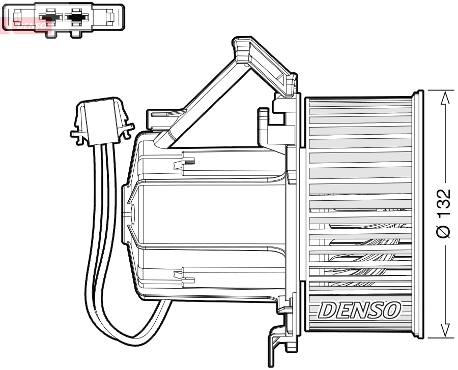 DENSO DENDEA02009 Utastér ventillátor