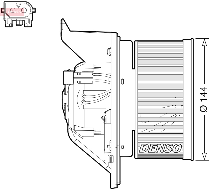 DENSO DENDEA05005 Utastér ventillátor