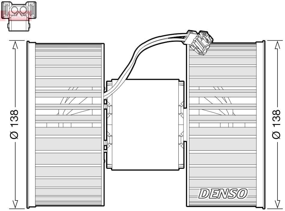 DENSO DENDEA05006 Utastér ventillátor