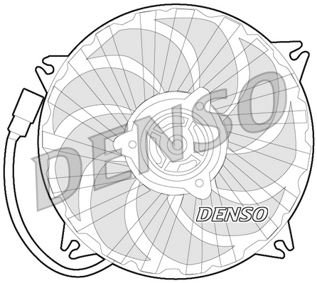 DENSO DENDER21017 ventillátor, motorhűtés