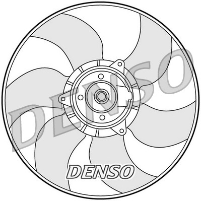DENSO DENDER23001 ventillátor, motorhűtés