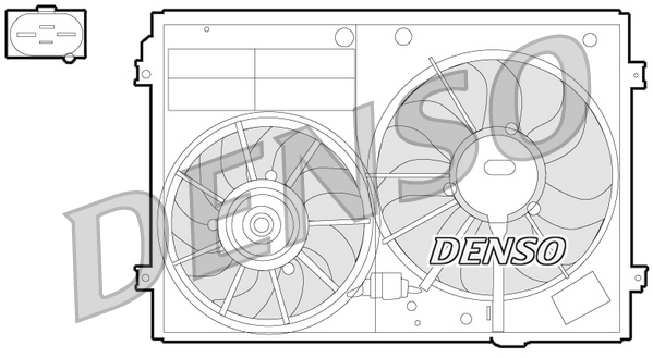 DENSO DENDER32012 ventillátor, motorhűtés