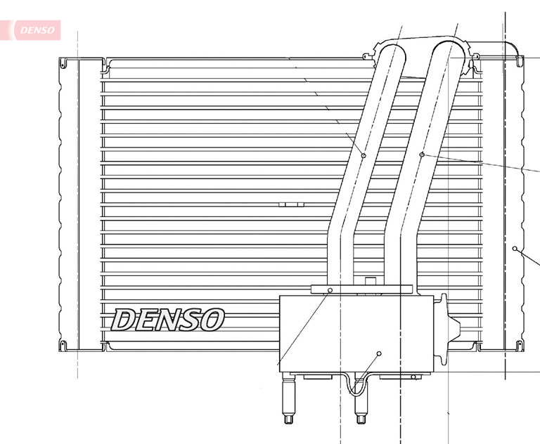 DENSO DENDEV07005 párologtató, klímaberendezés