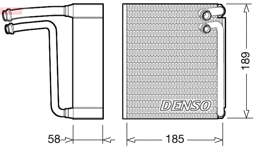 DENSO DENDEV09025 párologtató, klímaberendezés