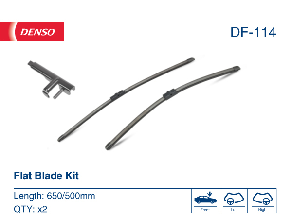 DENSO 1001834802 DF-114 - Ablaktörlő lapát