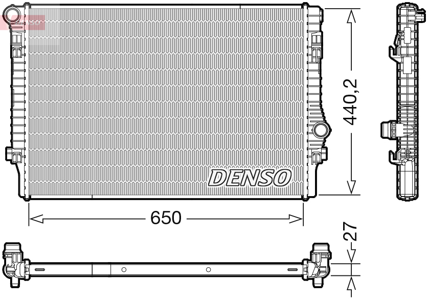 DENSO DENDRM32049 hűtő, motorhűtés