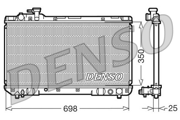 DENSO DENDRM50020 hűtő, motorhűtés