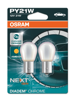 OSRAM 7507DC-02B OSRAM izzó PY21W 12V DUO Bliszter BAU15s