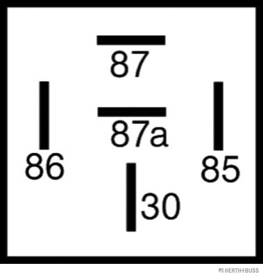 ELPARTS 1001583555 75613152HHB - relé, munkaáram