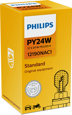 PHILIPS 207231 12190NAC1 ?ARULJA PY24W 12V 24W 12190NAC1 PGU20/4 VISION ?UTA 1/1