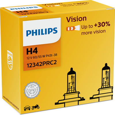 PHILIPS IZZO H4 12V/60/55W +30% 2db