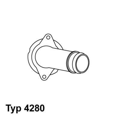 WAHLER 376210 4280.85D - Termosztát, termosztátház hűtőrendszerhez