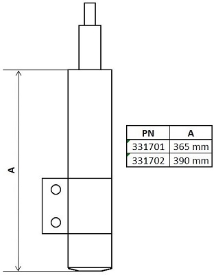 KYB KYB331701 lengéscsillapító