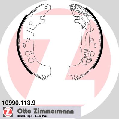 ZIMMERMANN ZIM10990.113.9 fékpofakészlet