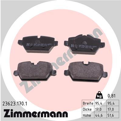 TQ 222695 DISK PL BMW TQ-BP0064 ZAD.BMW 1 E87,E90 04->