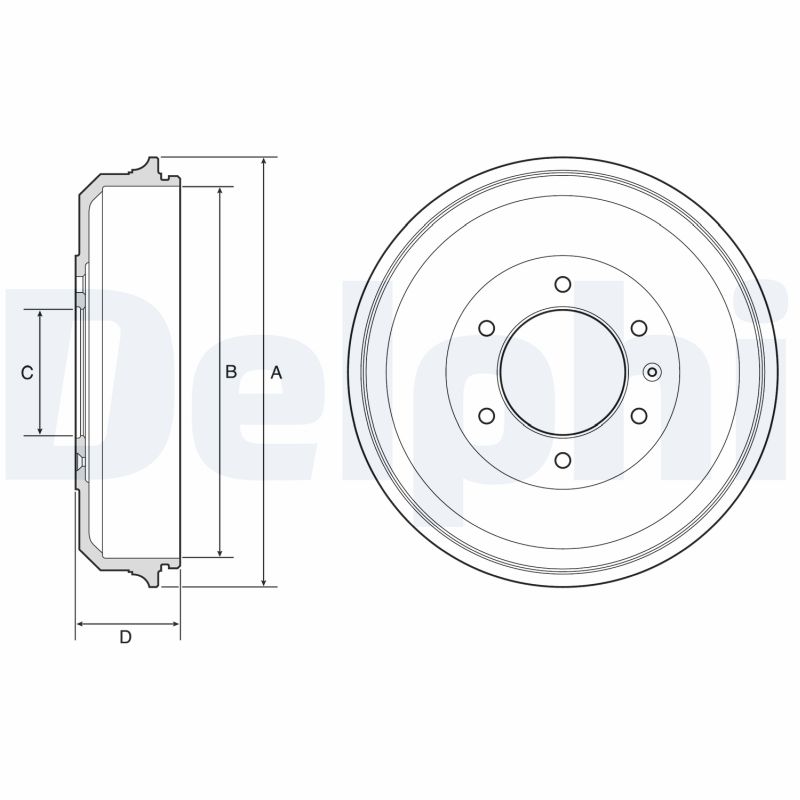 DELPHI BF569 BF569 TAMBUR FRANA DELPHI