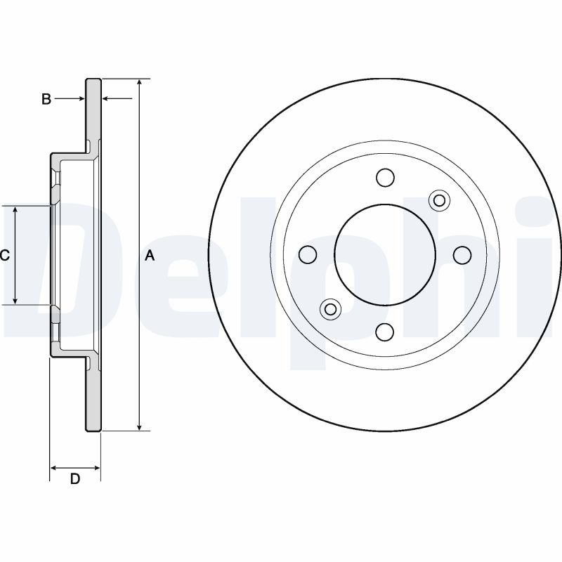 BENDIX 561 411 B H.féktárcsa pár 1db=1pár (2db) (4246.G9)