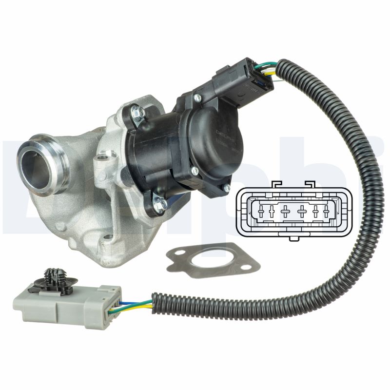 DELPHI DELEG10434-12B1 AGR szelep, EGR szelep