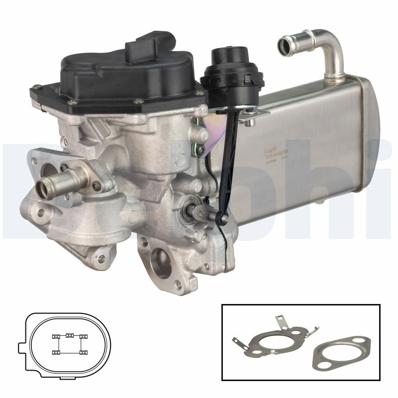 DELPHI DELEG10584-12B1 AGR szelep, EGR szelep