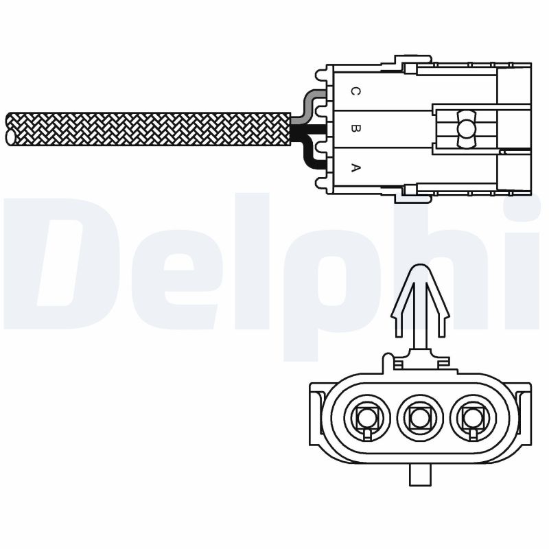 DELPHI ES10992-12B1 Lambdaszonda, érzékelő, jeladó