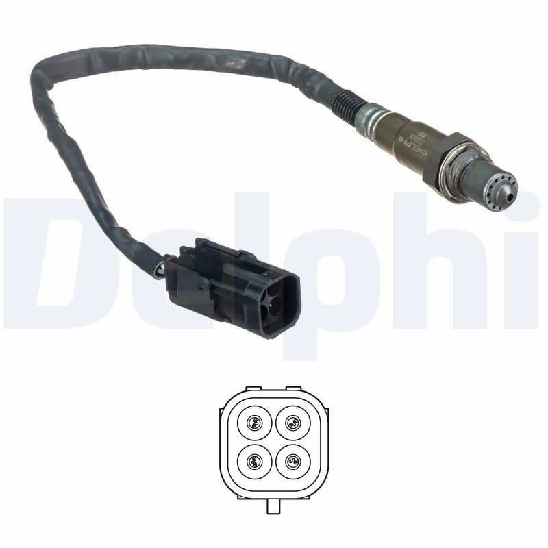 DELPHI DELES20638-12B1 Lambdaszonda, érzékelő, jeladó