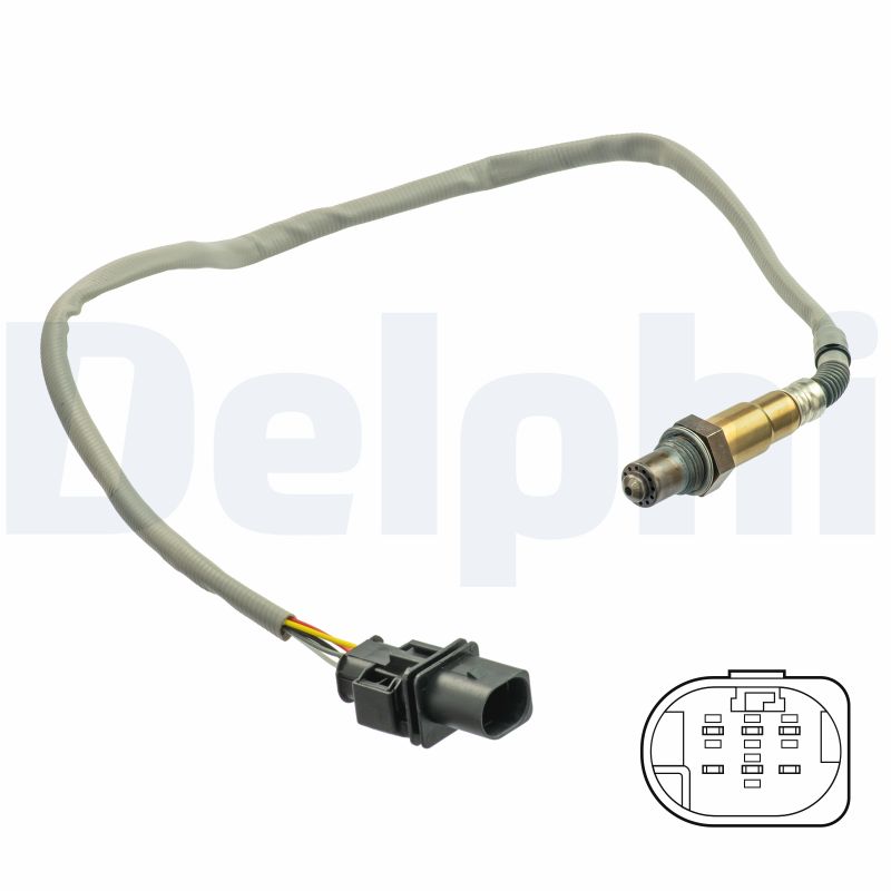 DELPHI DELES21065-12B1 Lambdaszonda, érzékelő, jeladó